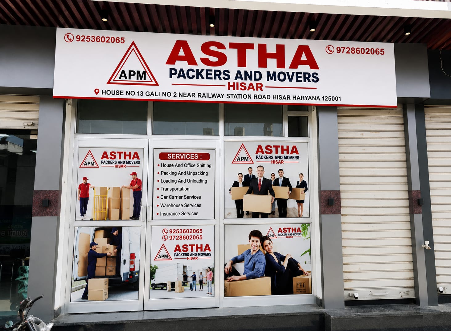 Astha Packers & Movers storefront